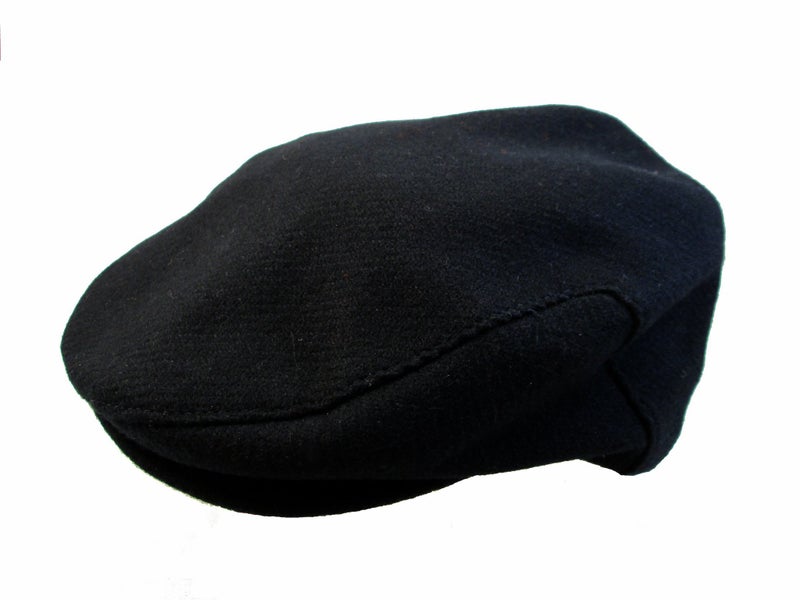 Biddy Murphy, Men's Newsboy Flat Cap, 100% Irish Wool Hat, Made in Ireland Black L - Image 2